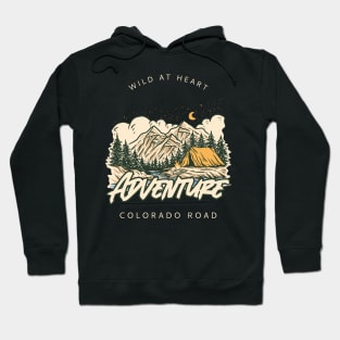 Camping life, camping vintage, be adventurous apparel Hoodie